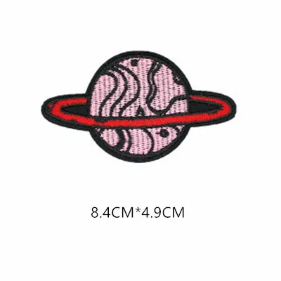 1 шт. космическая Вселенная нашивка для одежды с железом на вышитой аппликацией Милая нашивка эмблема на ткани Одежда DIY аксессуары для одежды - Цвет: AZ01L