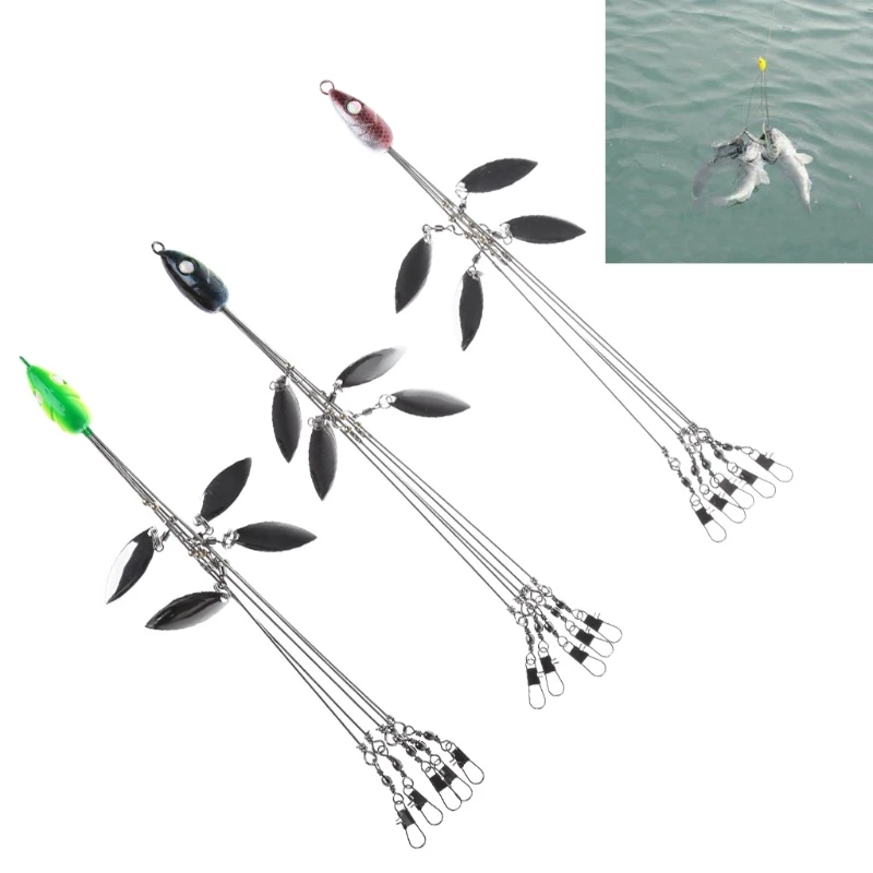 Зонтик Рыболовная Приманка Rig 5 Arms Alabama головка плавательная приманка бас с