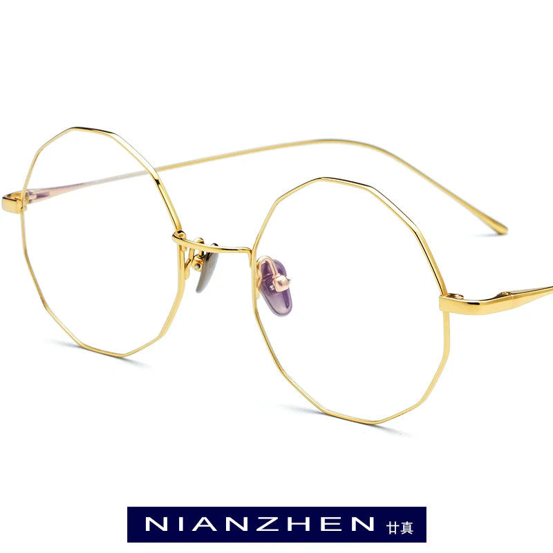 B титановая оправа для очков женские винтажные близорукости оптическая мужчин 2019