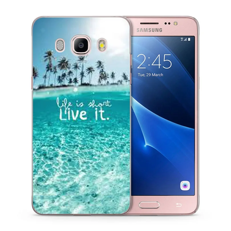 Case For Samsung Galaxy A3 A5 2016 2015 2017 prime J1 J3 J5 J7 TPU Colorful landscape Soft Painted Design Cover Fundas N136 |