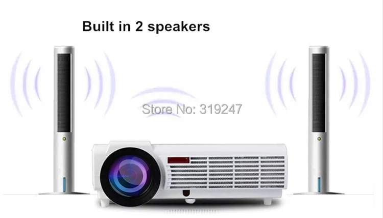 Хит продаж! Яркий 5500 люменов Встроенный Full HD домашний 1080P видео 3D цифровой HDMI USB