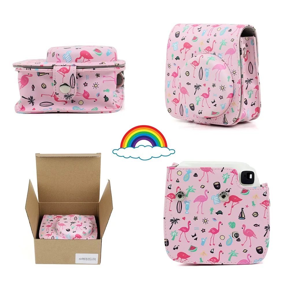 Fujifilm Instax Mini films 40 шт.+ Instax Mini 8 Instax Mini 9 мгновенная фотокамера из искусственной кожи чехол сумка чехол+ набор аксессуаров
