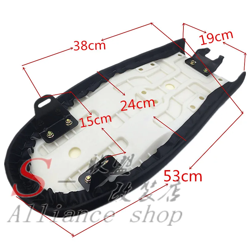 

General motorcycle new caterpillar cushion for Honda CG125 seat universal modified package sitting vintage cushion