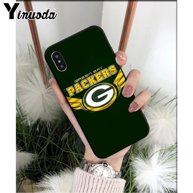 Yinuoda Green Bay Packers Мягкий силиконовый чехол для телефона из ТПУ для Apple iPhone 8 7 6 6S Plus X XS MAX 5 5S SE XR мобильных телефонов - Цвет: A7