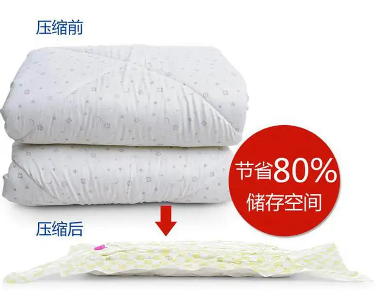 Hot Vacuum Bag Storage Organizer Transparent Border Foldable Extra Large Seal Compressed travel Saving Space Bags organizador | Дом и сад