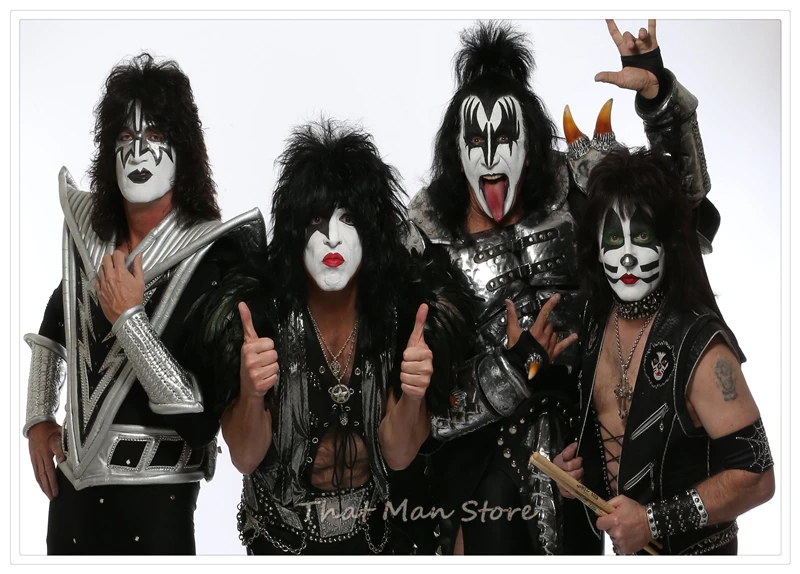 Постер KISS ROCK прозрачная картина настенные наклейки украшение для дома хорошее