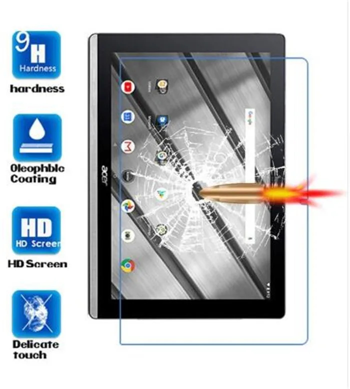 50 шт. защитное покрытие 9h из закаленного стекла для экрана пленка acer Iconia One B3 A50 10 1