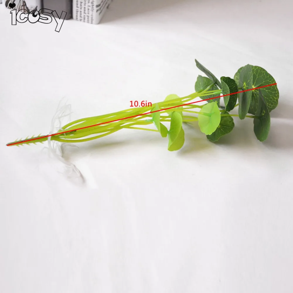 12 голов искусственные растения зеленый лист трава офисные декоративные цветы