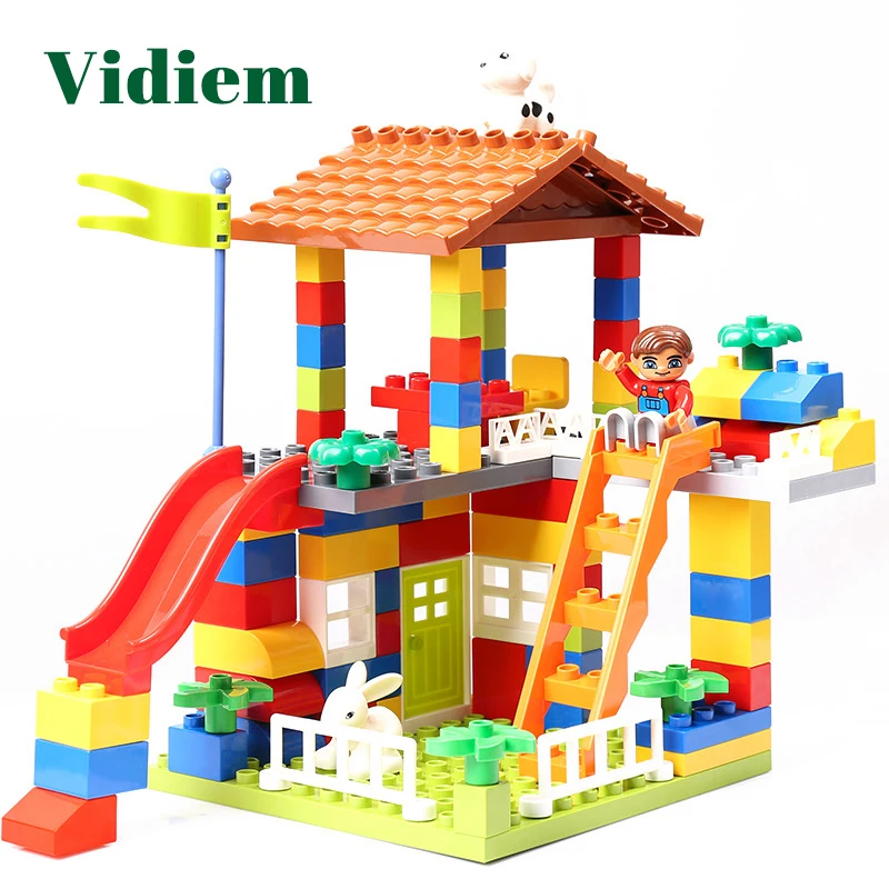 Vidiem творческие строительные блоки игрушки для детей 3 лет Большой размер