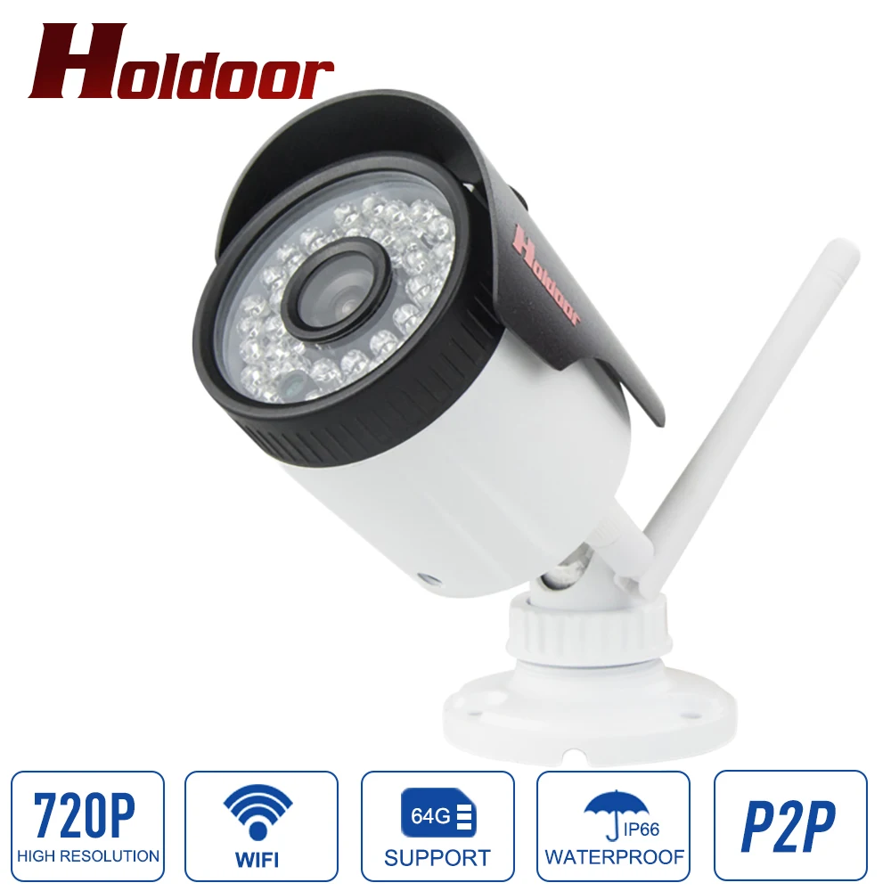 Holdoor Беспроводной IP Камера Wi-Fi 720P HD сети P2P Onvif видеонаблюдения Открытый