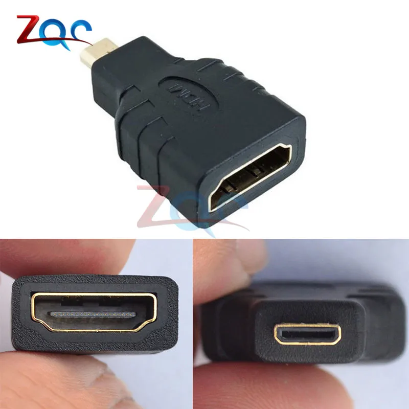 HDMI к Micro конвертер позолоченный HD удлинитель адаптер Разъем для видео