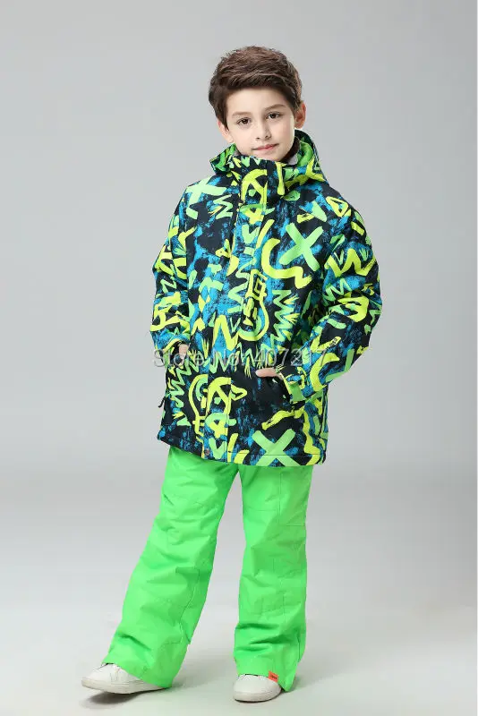 Ing Outfits Kids Snow Jackets And Bib Pants Set Skiwear