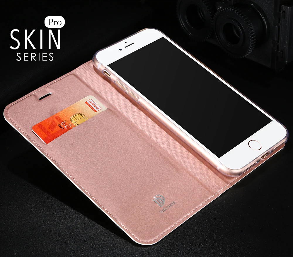 Подарок) Роскошный кожаный чехол для iPhone 7 7Plus книжка с бумажником apple 6 6s Plus X 8 plus