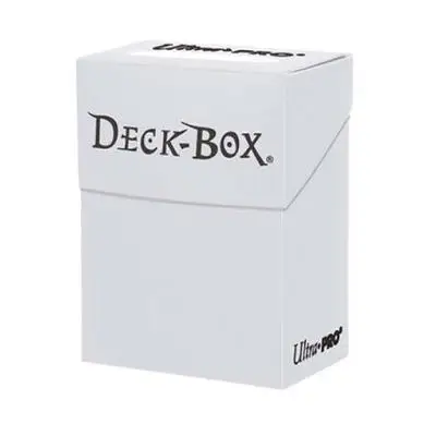 White Ультра Pro Deck Box настольные игры карты TCG колода чехол для магических карт MGT/Pkm/YGO/сборные игры - Цвет: White