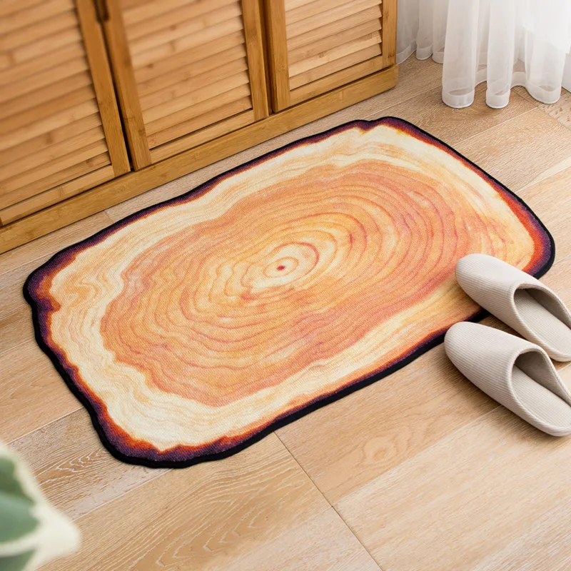 Деревянные коврики в античном стиле с кольцом и 3D изображением дерева