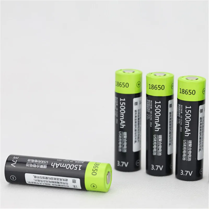 ZNTER 18650 3 7 V 1500mAh USB перезаряжаемая Lipo батарея для радиоуправляемых передатчиков |