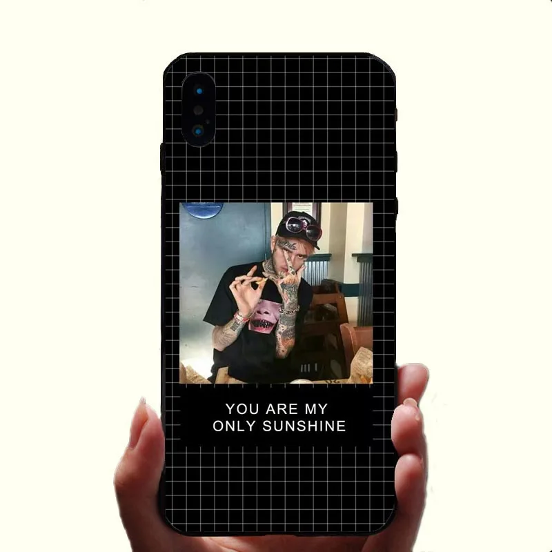 Lil Peep hellboy Life is Beautiful Cry Baby мягкий силиконовый чехол из ТПУ для iPhone X 10 SE 5 5S 6SPlus 7 8Plus XR