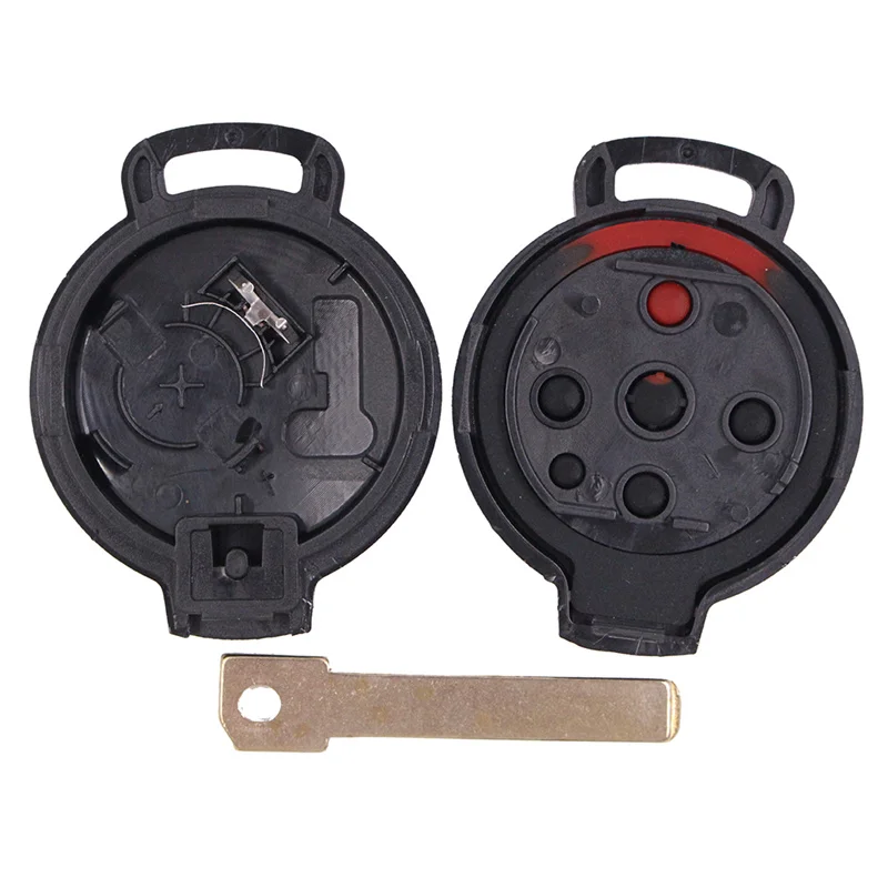 KEYECU Uncut чехол для дистанционного ключа Fob 3 кнопки/4 кнопки SMART Fortwo 450 Forfour 451 Roadstar 2008