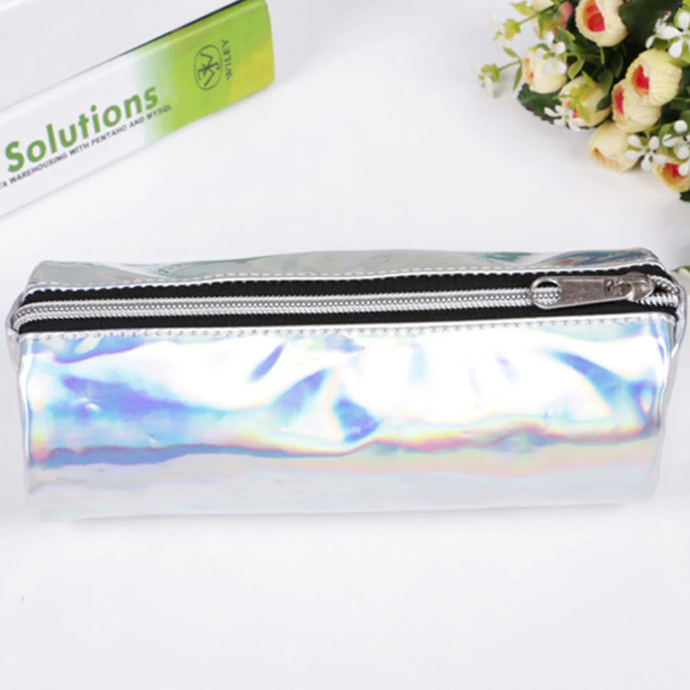 1 шт. Женская модная косметичка прозрачная голографическая лазерная сумка для