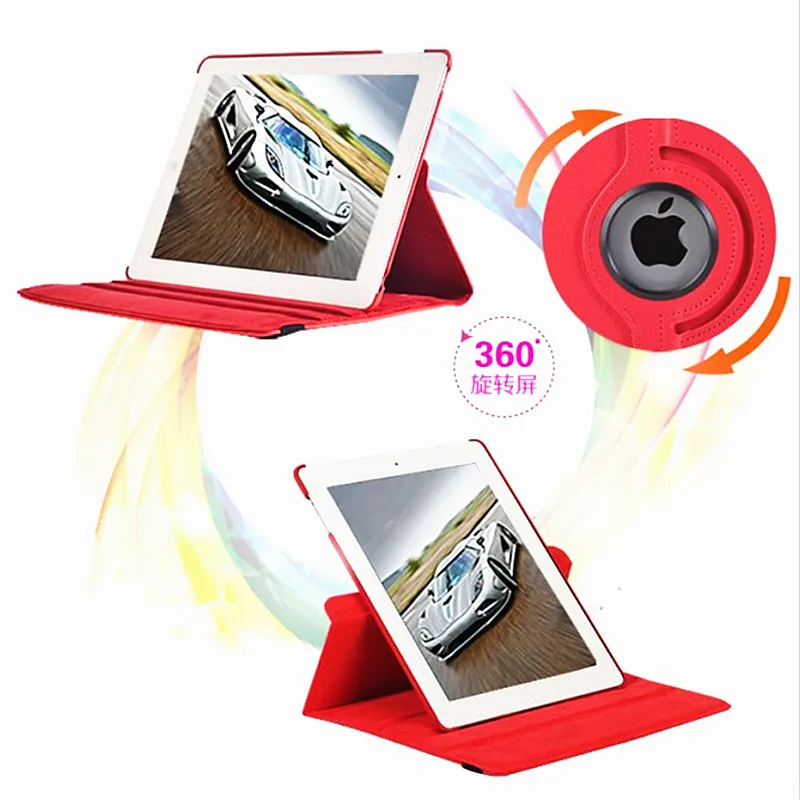Новый дизайн вращающийся на 360 градусов смарт чехол для iPad Mini из искусственной