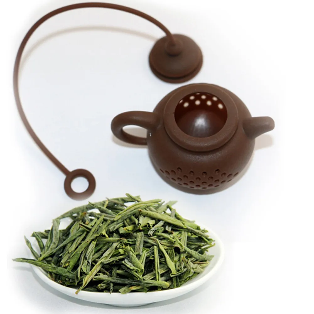 Новый креативный силиконовый чайный пакетик горшок форма Чайный фильтр Infusers