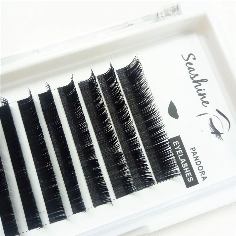 

Professional Makeup supply 9mm 10mm 11mm 12mm 14mm Individual Eyelash Extension L curl Handmade False Eyelashes