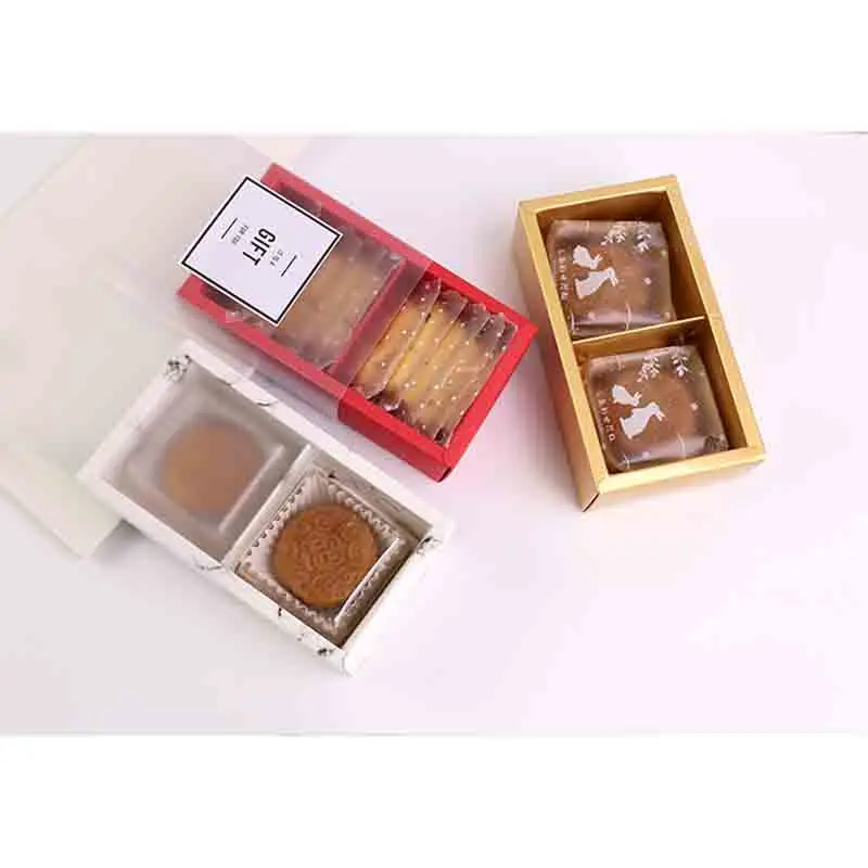 2 шт Матовый кекс коробки небольшой подарок печенье конфеты Коробки с базовыми