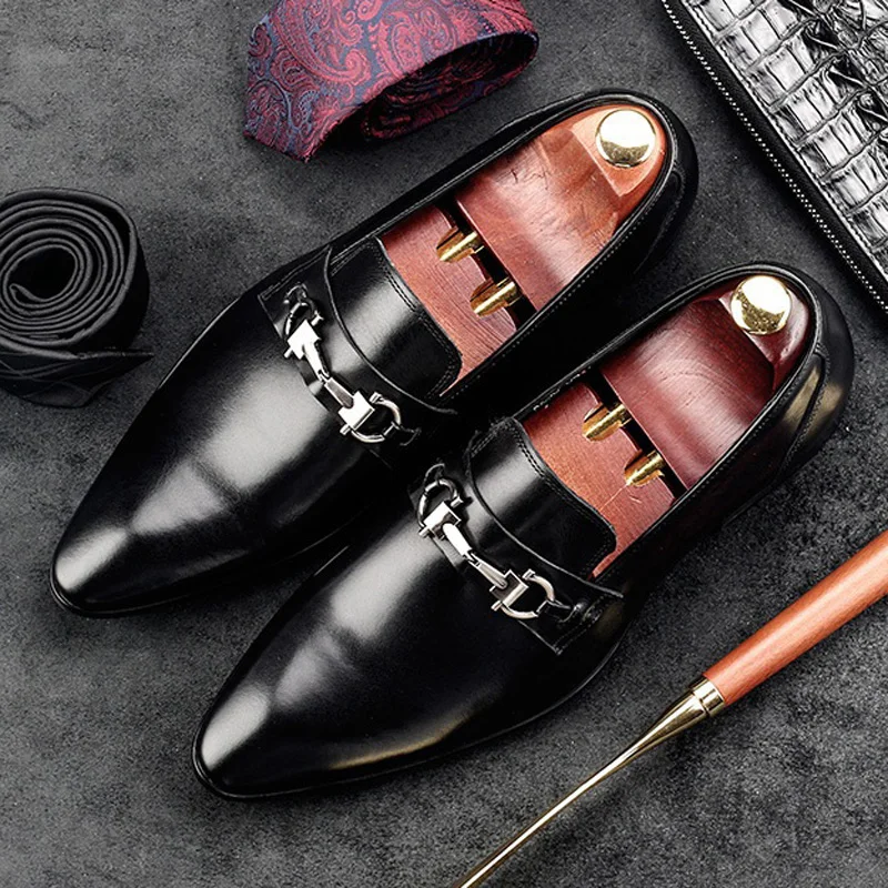 2017 Лидер продаж итальянские дизайнерские мужские повседневные туфли из