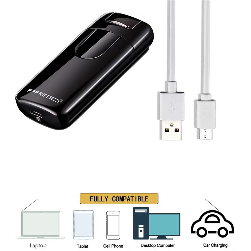 Ветрозащитная дуга Зажигалка Usb перезаряжаемая беспламенная электронная
