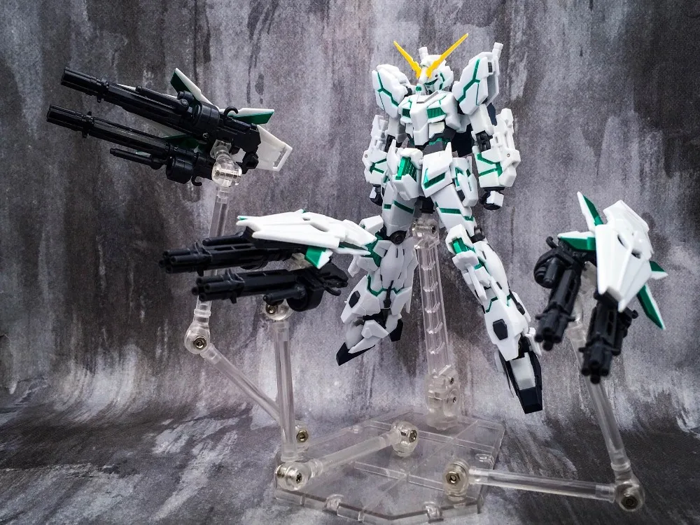 Baofeng модель Робот Духи RX-0 Единорог меха 3 щиты Воронка Gundam Готовая модель DB018
