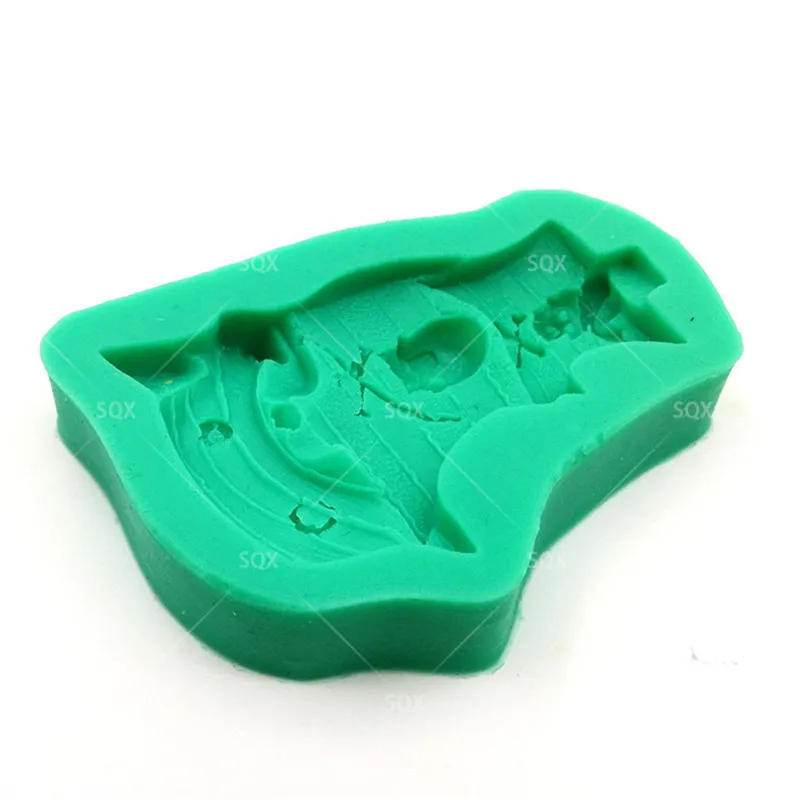 Pirate Corsair Cartoon Party Silicone Fondant Mould Cake Decorating Baking Tools Kitchen Accessories SQ15310 |