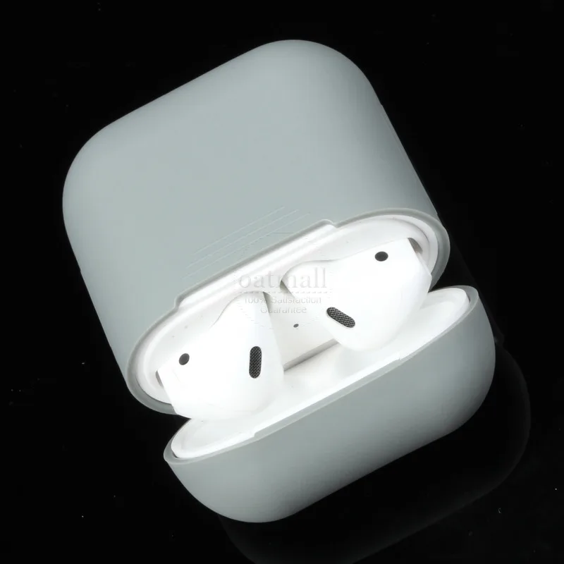 Матовый Мягкий ТПУ силиконовый чехол для Apple AirPods 2 Airpods зарядный Air pods