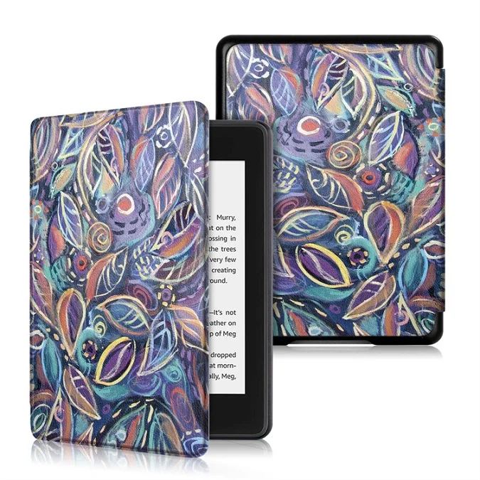 4 Тонкий чехол из искусственной кожи с принтом для Amazon Kindle Paperwhite 4, чехол 10го поколения для Kindle Paperwhite чехол - Цвет: 4