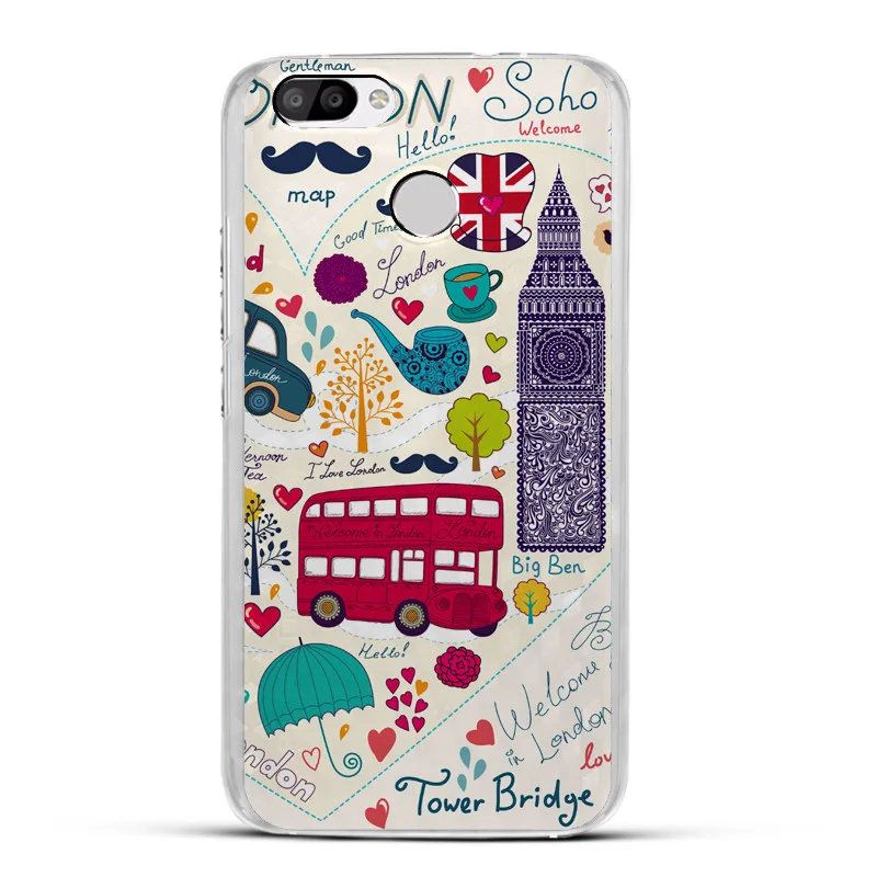 Oukitel U22 Back Cover Case Fashion Protective Painting Pattern Hard For 5.5inch smart mobile phone |