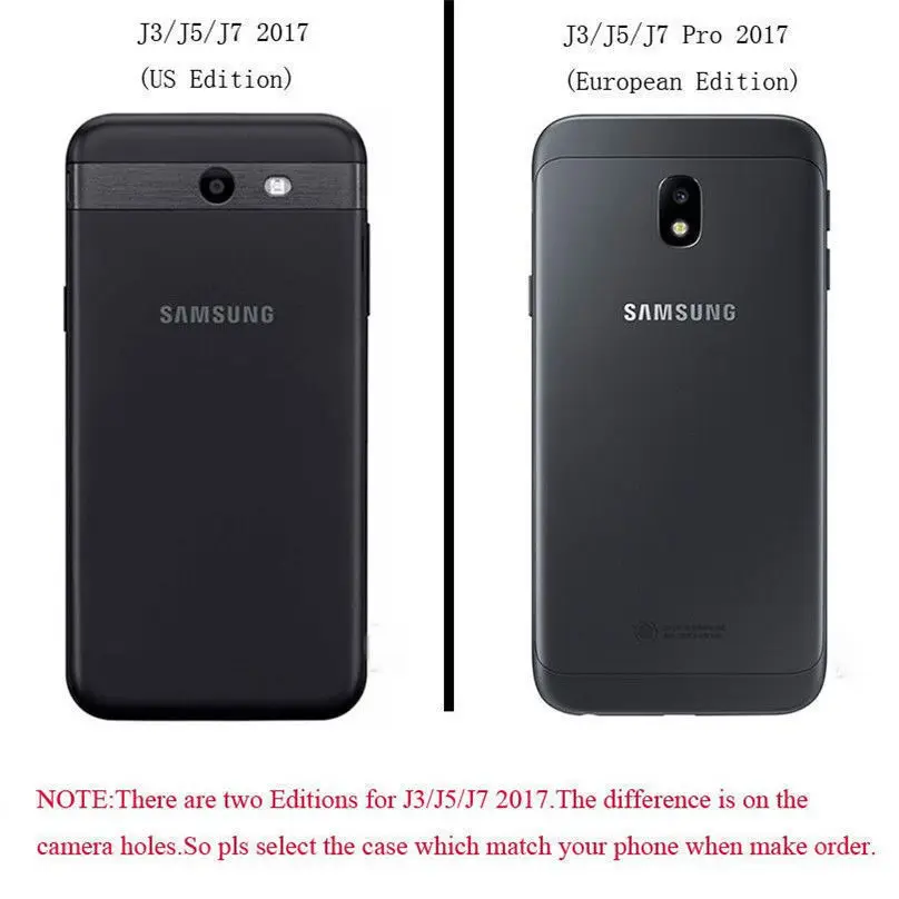 Роскошный бронированный Мягкий ТПУ силиконовый бампер чехол для Samsung Galaxy J3 J5 J7 Pro