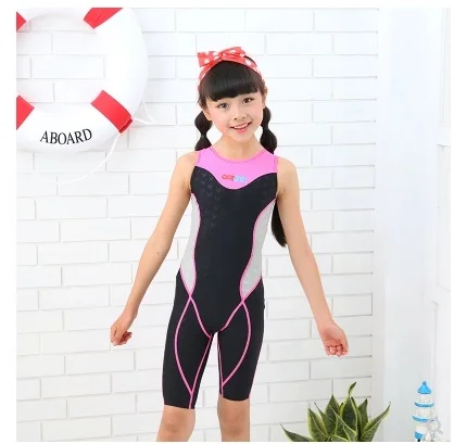 

New Children Swimwear Baby Girl One Piece Racing Swimsuit Surfing Suit Kids Beachwear Boy Competitive Professional Bathing Suit
