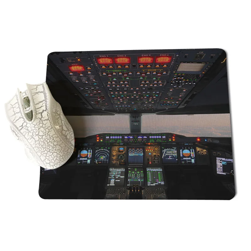 25X29cm MaiYaCa мой любимый самолет Airbus Cockpit геймер скорость мыши розничная маленький резиновый коврик для мыши размер для 25x29 см резиновые коврики для мыши - Цвет: 25X29cm