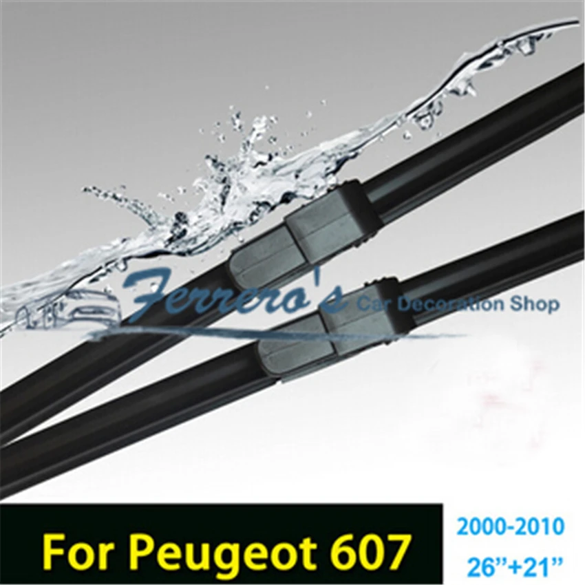 2 шт./лот автомобильные Стикеры стеклоочистители для Peugeot 607 (2000 2010) 26 дюймов + 21