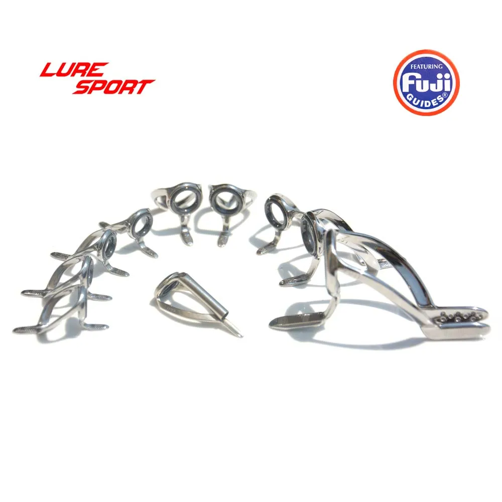 LureSport FUJI направляющий набор HNNT Топ HBNG RBNG направляющий набор стержень строительный компонент ремонт удочки DIY аксессуар