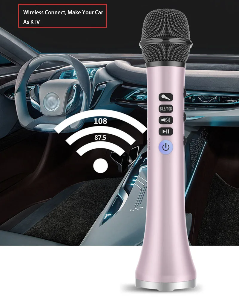 SITU L 698 Профессиональный 15 Вт Портативный USB беспроводной Bluetooth караоке микрофон