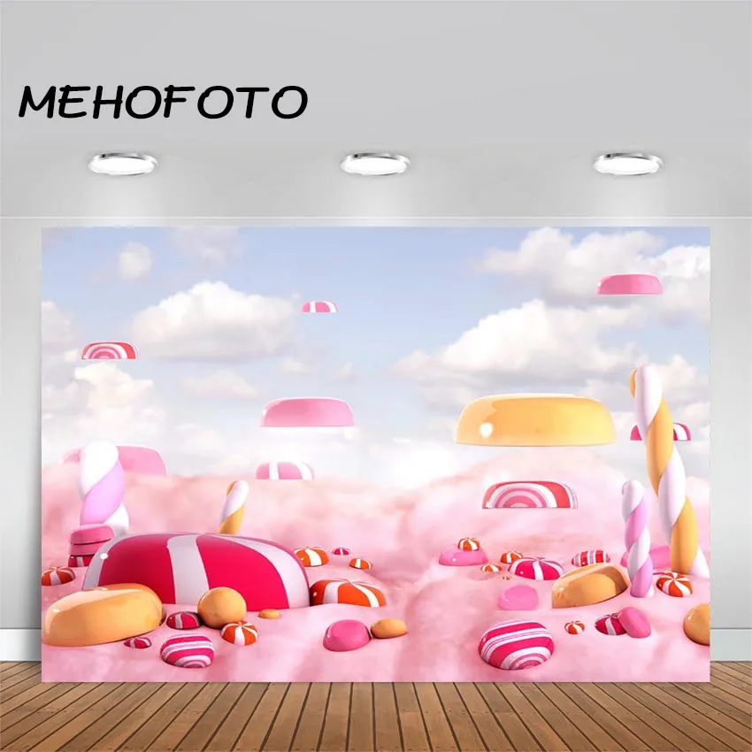 MEHOFOTO конфеты фотография Фон сладкие мир День рождения украшение фон для