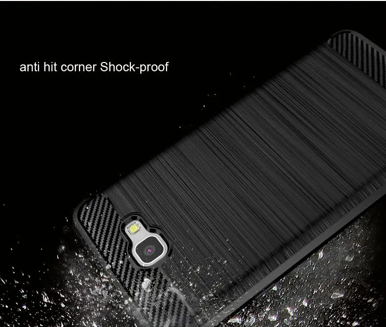 Противоударный силиконовый чехол для Samsung Galaxy A3 A5 A7 2017 A320F A520F A720F тонкий матовый