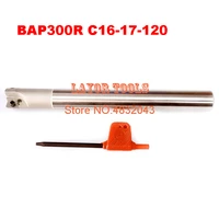 milling cutter bap300r c16 17 120 bore indexable shoulder end mill arbormill cutting toolsinsert of carbide inserts apmt1135