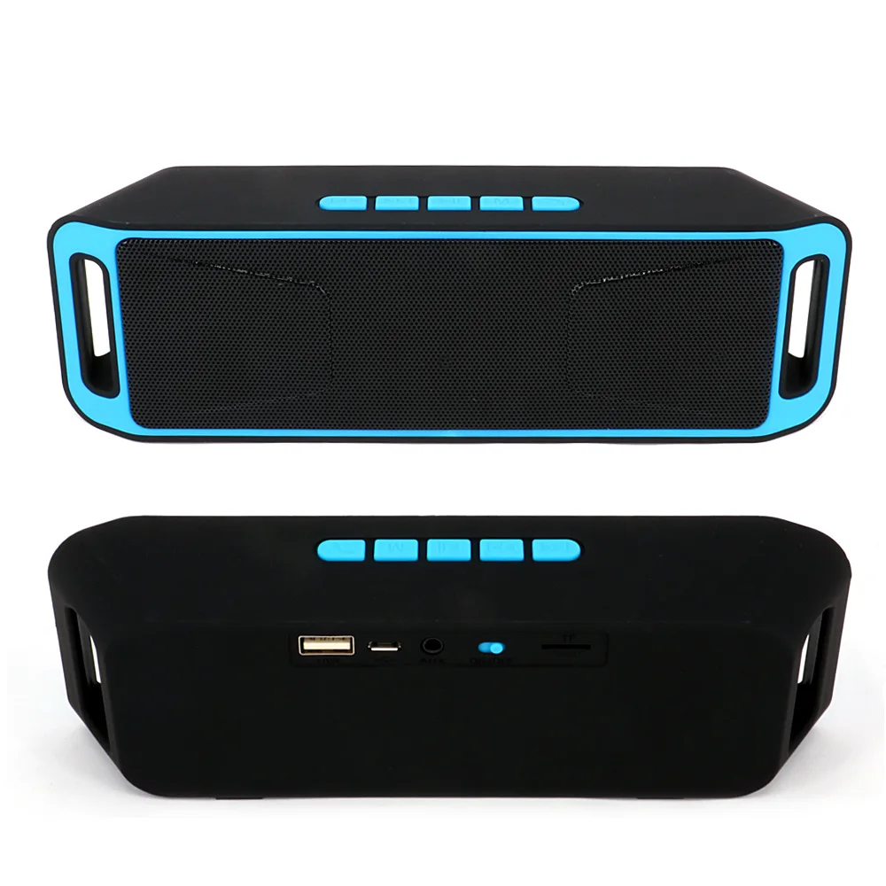 TOPROAD Портативный беспроводной Bluetooth динамик 4 0 Caixa де сом стерео сабвуфер s TF USB FM
