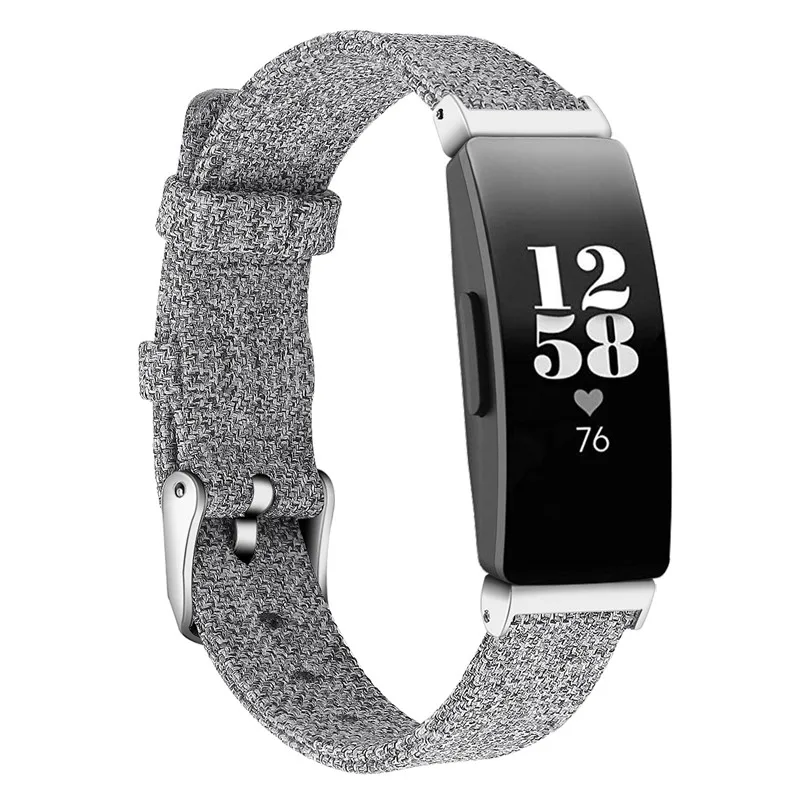 4 Ремешок для Fitbit Inspire брезентовый дышащий сменный Браслет для Fitbit Inspire Hr Correa Fitbit Watch 64004 - Цвет ремешка: 4