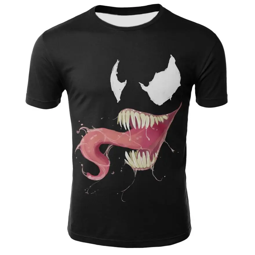 Venom top 4 WBDDT Venom футболки 3d для мужчин Том Харди герой Marvel Топ Harajuku Carnage тройник уличная Прямая негабаритных мужчин s GraphicTees - Цвет: Venom top 4