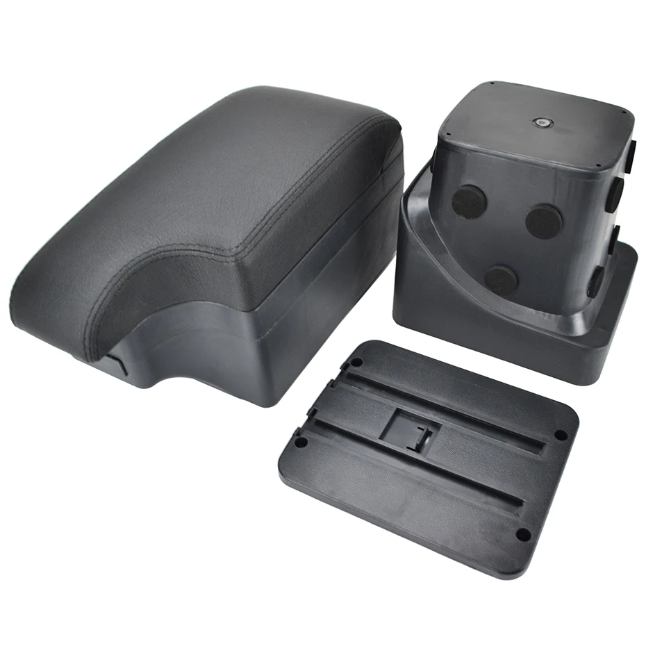 Модифицированный подлокотник для Ford Focus MK2 2005-2011 центральный из черной кожи 2007 2008