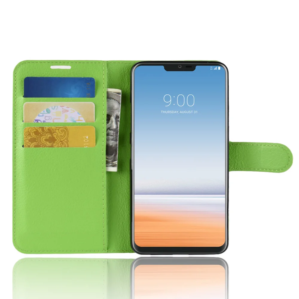 G7 чехол ThinQ для LG Чехол 6 1 дюйма Роскошный телефона из искусственной кожи Fit G 7 флип