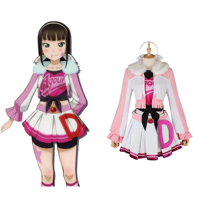 Костюм для косплея Love Live Sunshine Kurosawa Dia костюмы Униформа Аниме карнавальный костюм