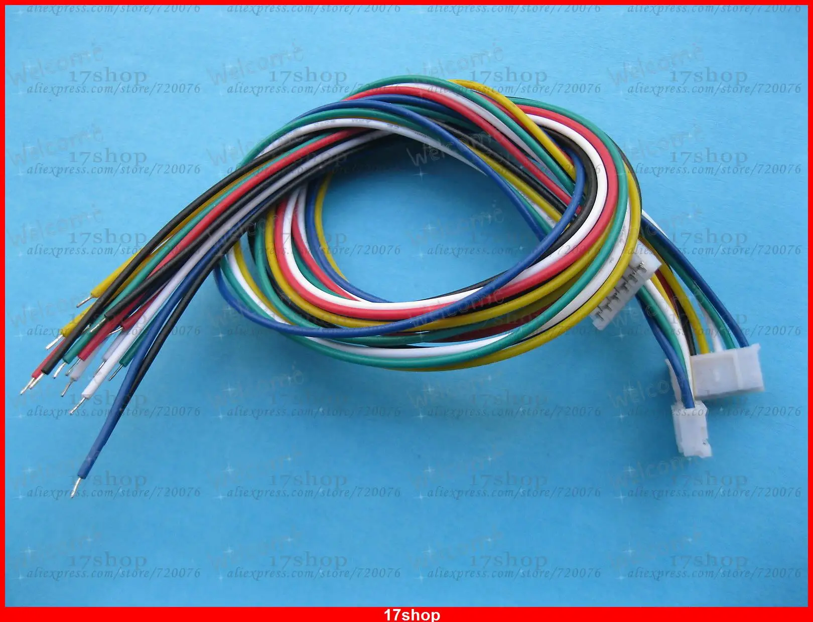60 шт. PH 2 0 мм 6 контактный Женский поляризованный разъем с 26AWG 11. Дюймовые 300